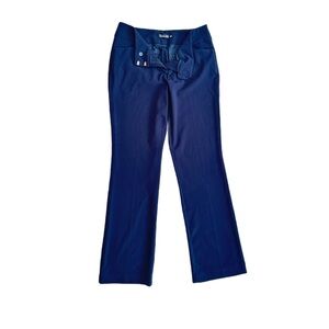 #56 NEW YORK & Co ~ 7th Ave. Navy Blue Stretch Dress Pants size 10
